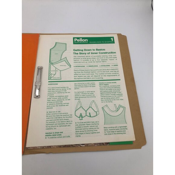 Sewing Guide Terms Beginner Simplicity Reference DIY Clothing Sew Pamphlet VTG - Picture 4 of 16